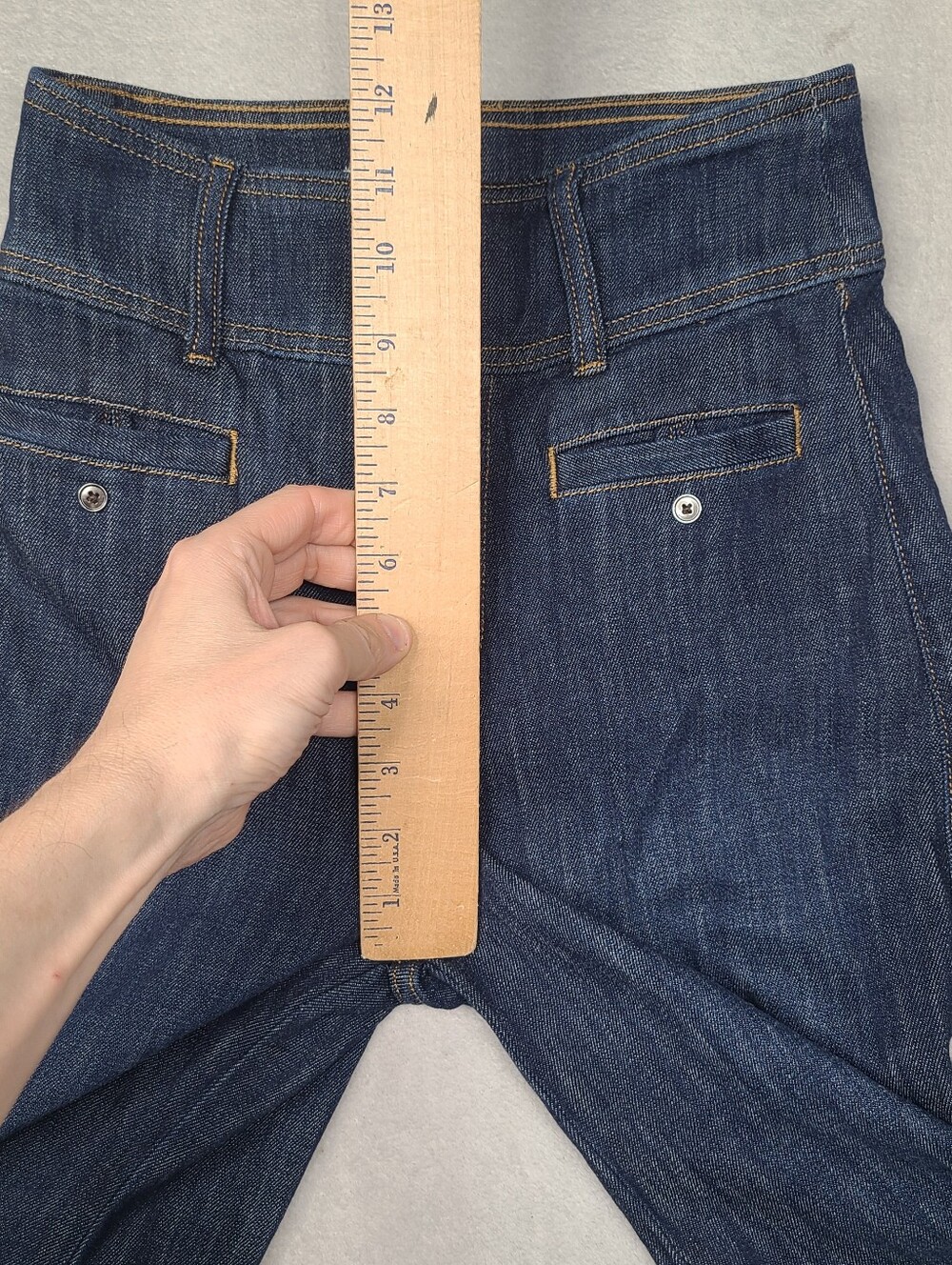 Pilcro High Rise Wide Leg Trouser Jeans Size 25 SUPER FLARE - Picture 11 of 16